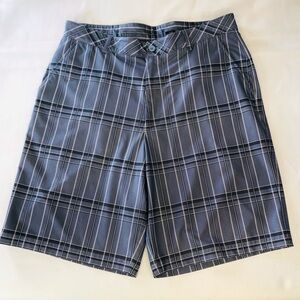 Men’s Bolle Blue Black Plaid Shorts